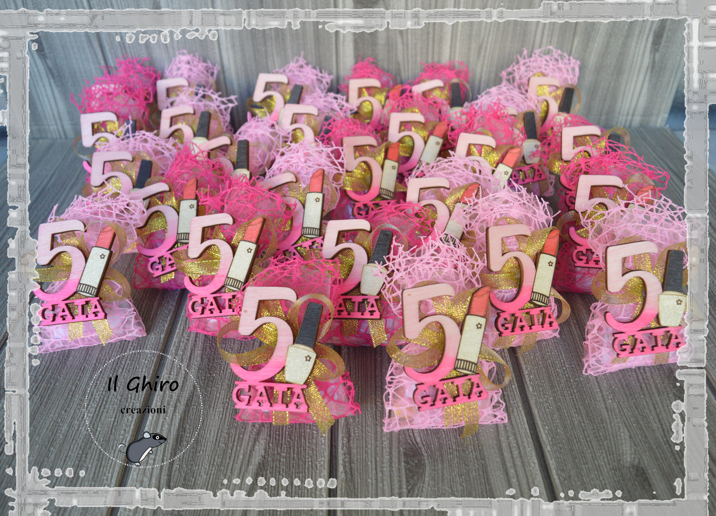 Sacchettino con Calamita e Numero Dipinta Make Up