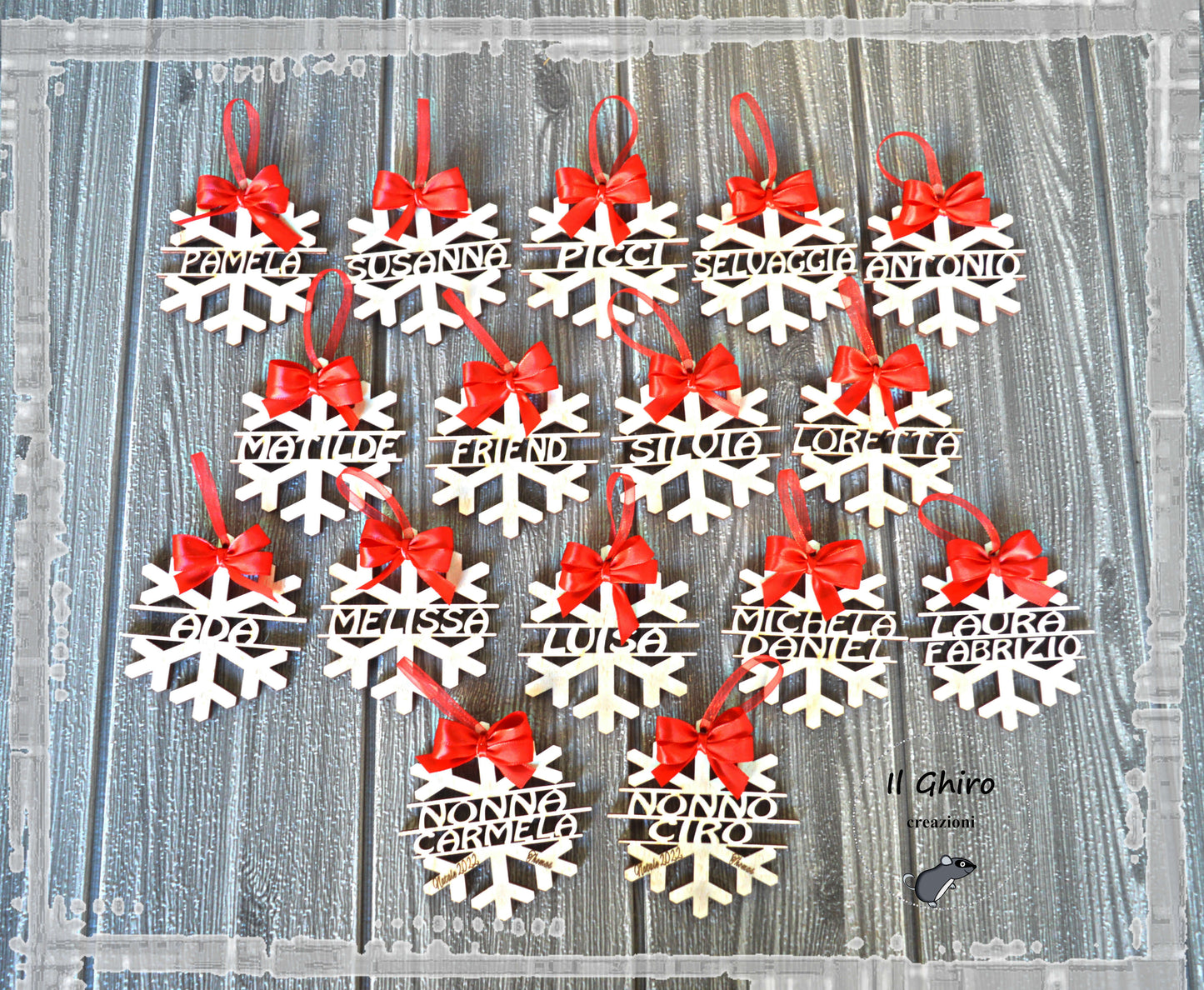 Fiocco di Neve Personalizzato