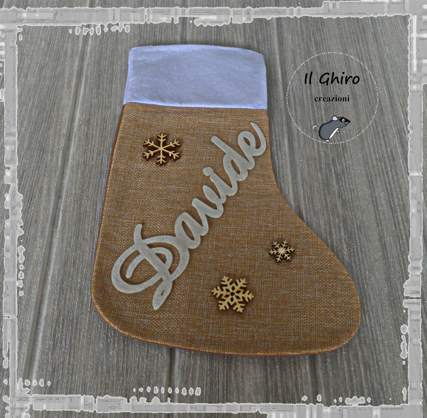 Calza della Befana con Nome