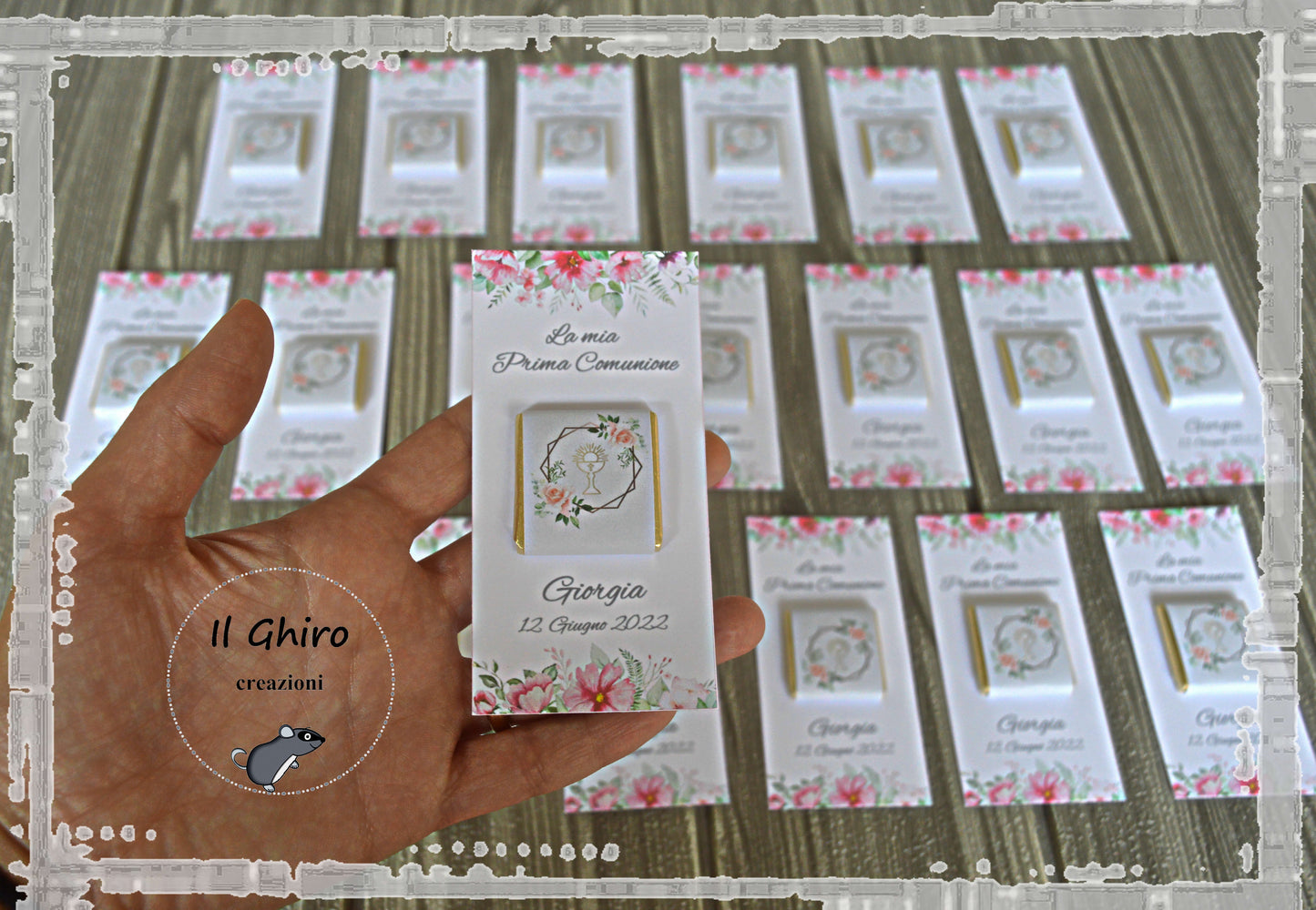 Cioccolatini Monoporzione con Tag Personalizzabili