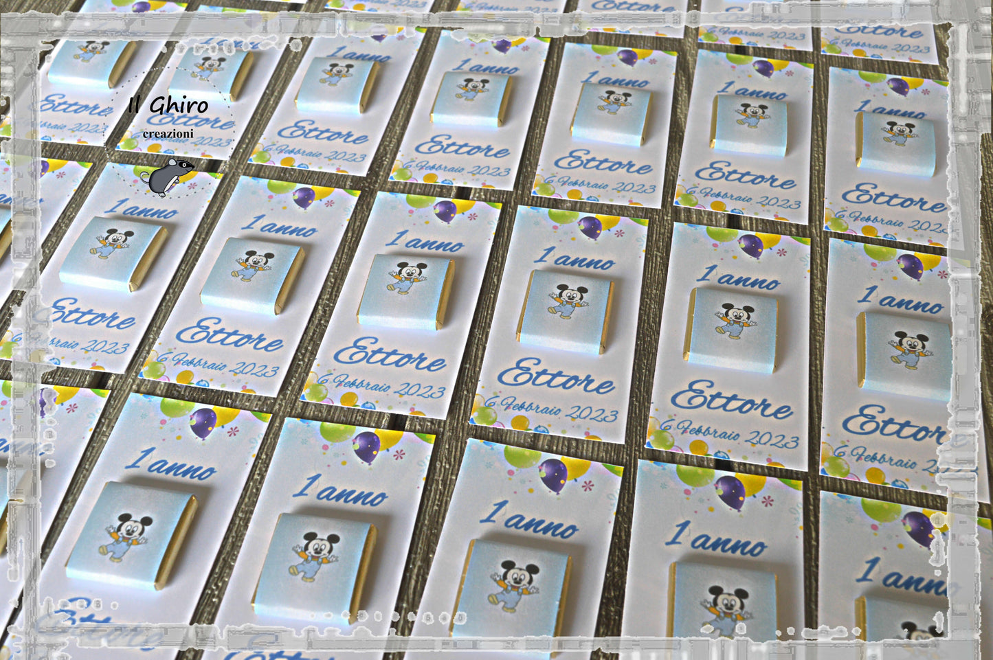 Cioccolatini Monoporzione con Tag Personalizzabili
