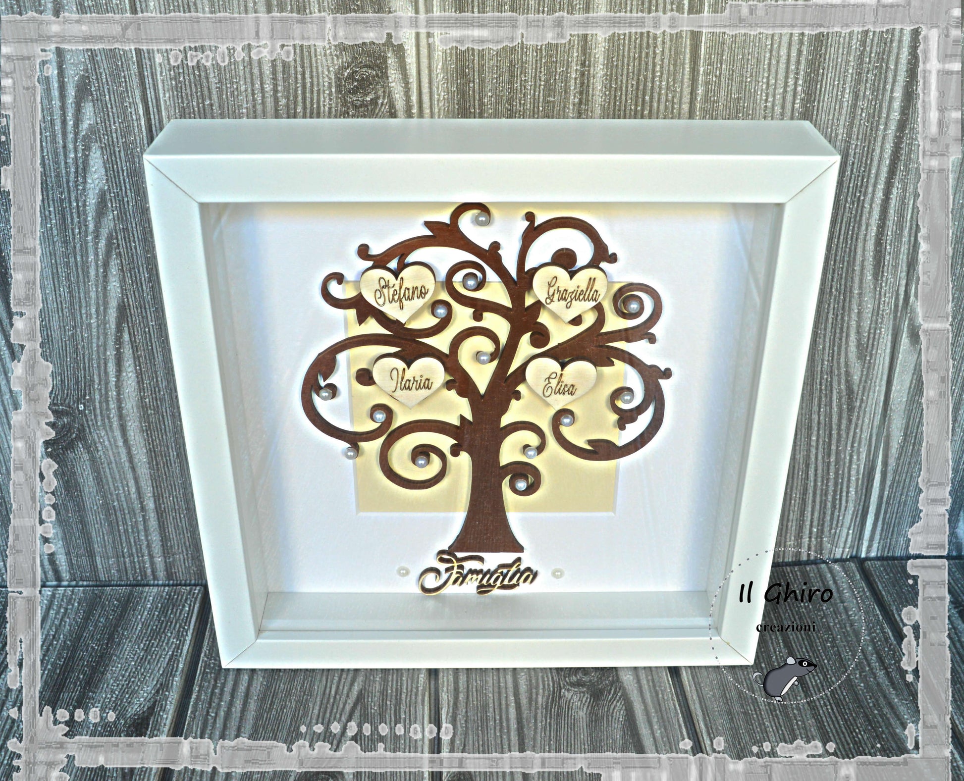 Cornice per foto di famiglia, Family is Everything, regalo di Cornice per foto di famiglia, Family is Everything, regalo di