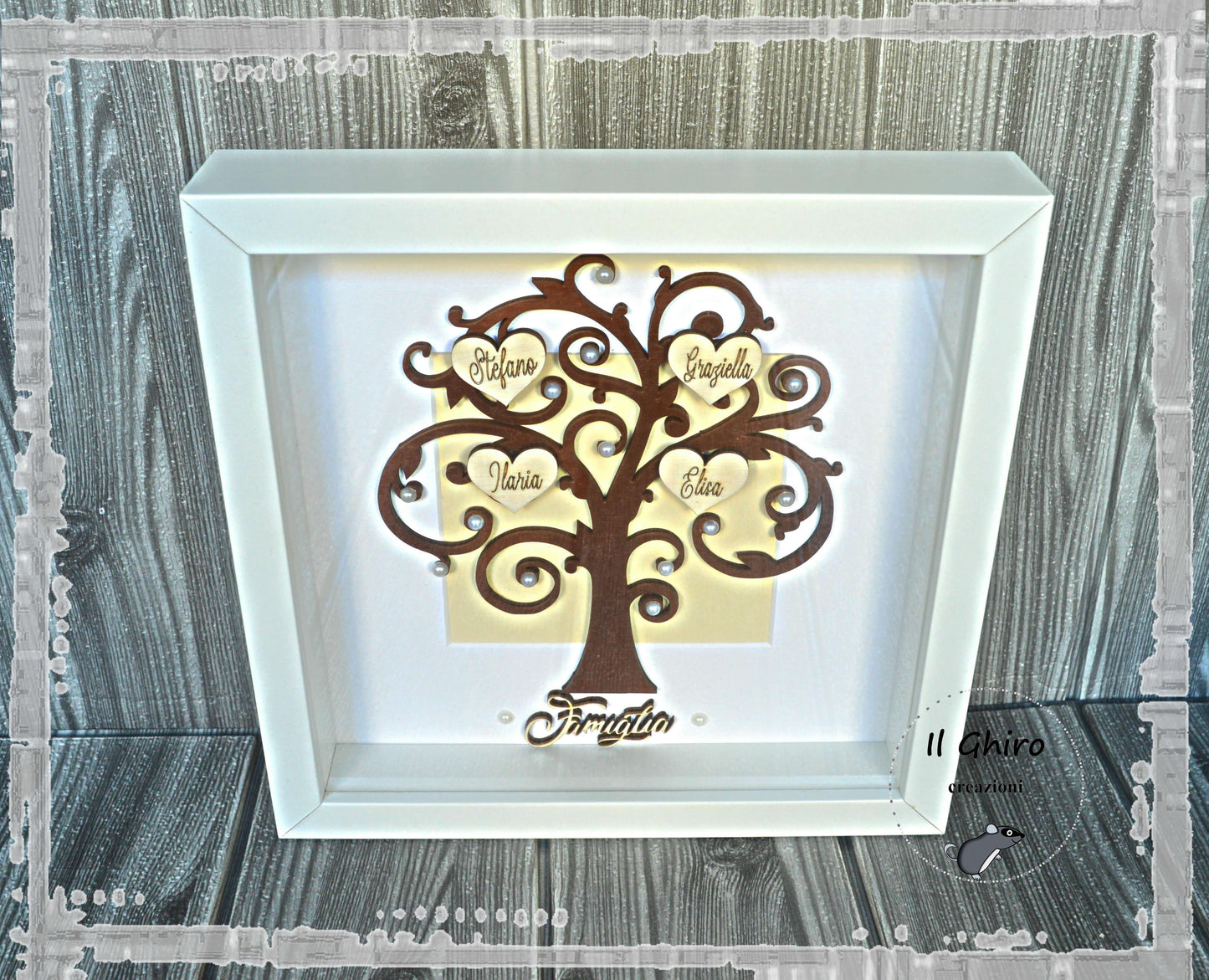 Cornice con Albero della Famiglia