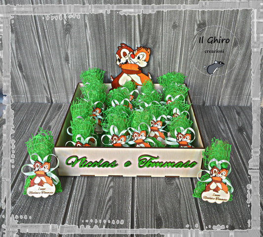 Sacchettino con Calamita e Numero Dipinta Cip e Ciop