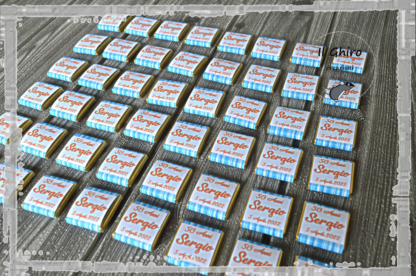 Cioccolatini Monoporzione Personalizzabili