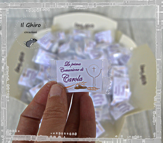Confetti Monoporzione Personalizzabili Prima Comunione Femmina
