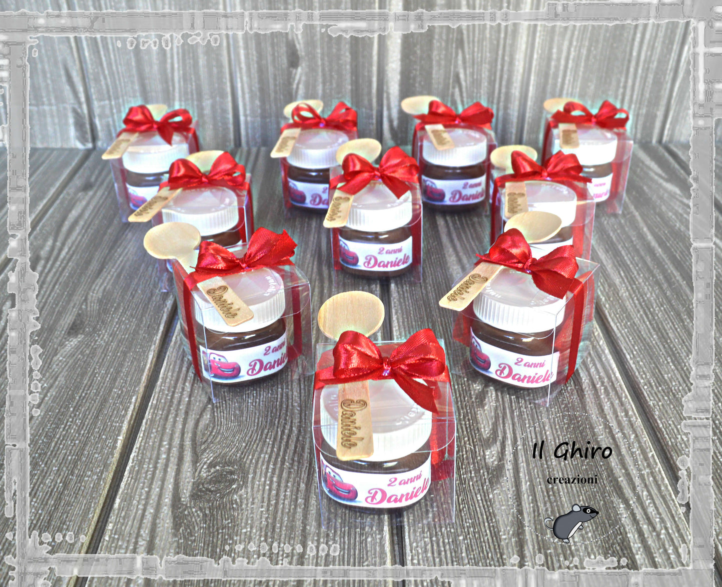 Nutellina con Confezione e Cucchiaino Personalizzato