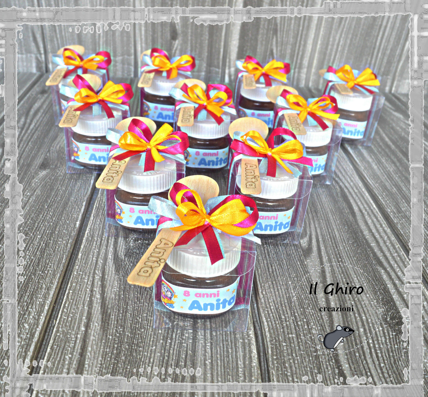 Nutellina con Confezione e Cucchiaino Personalizzato