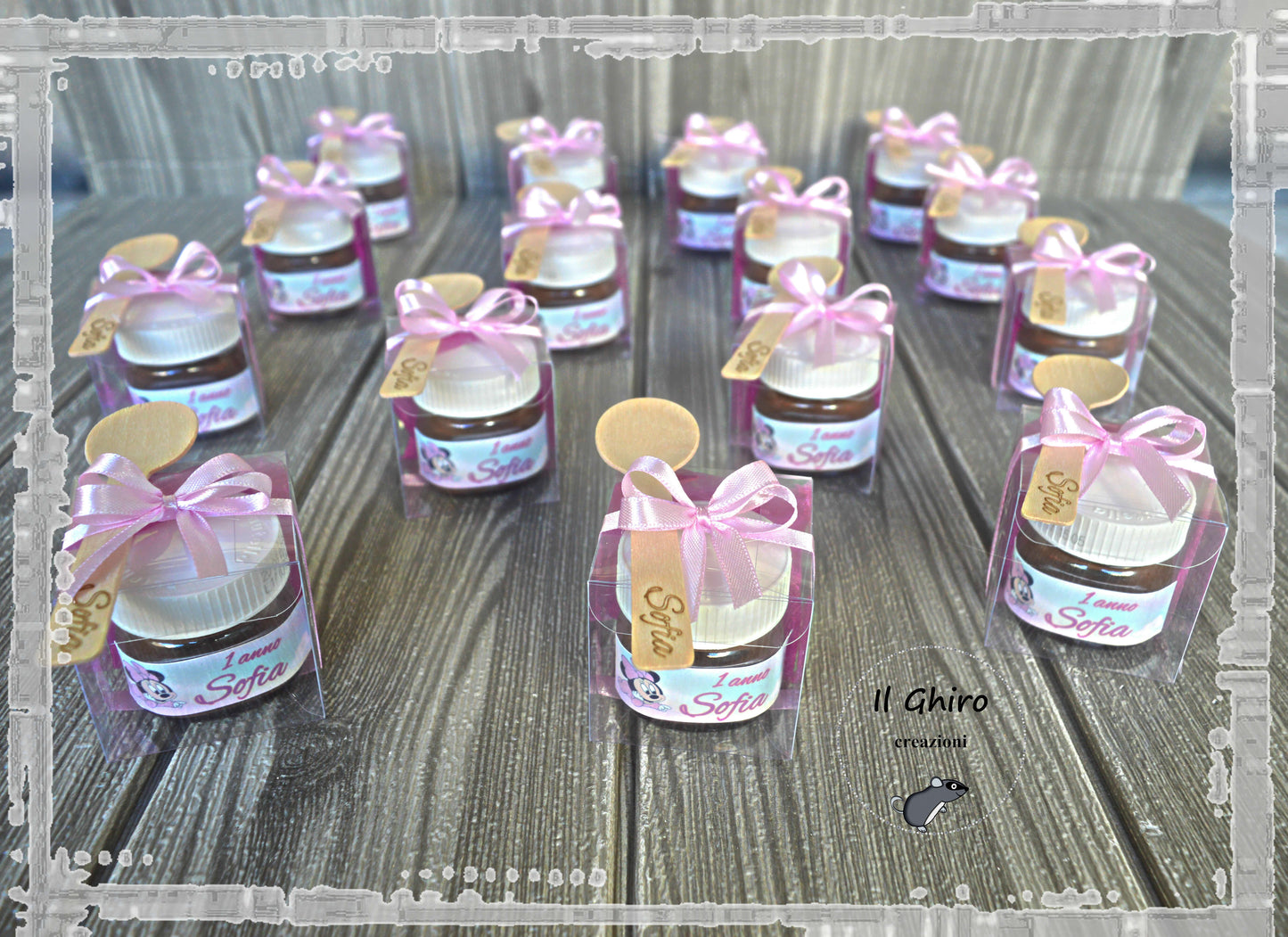 Nutellina con Confezione e Cucchiaino Personalizzato