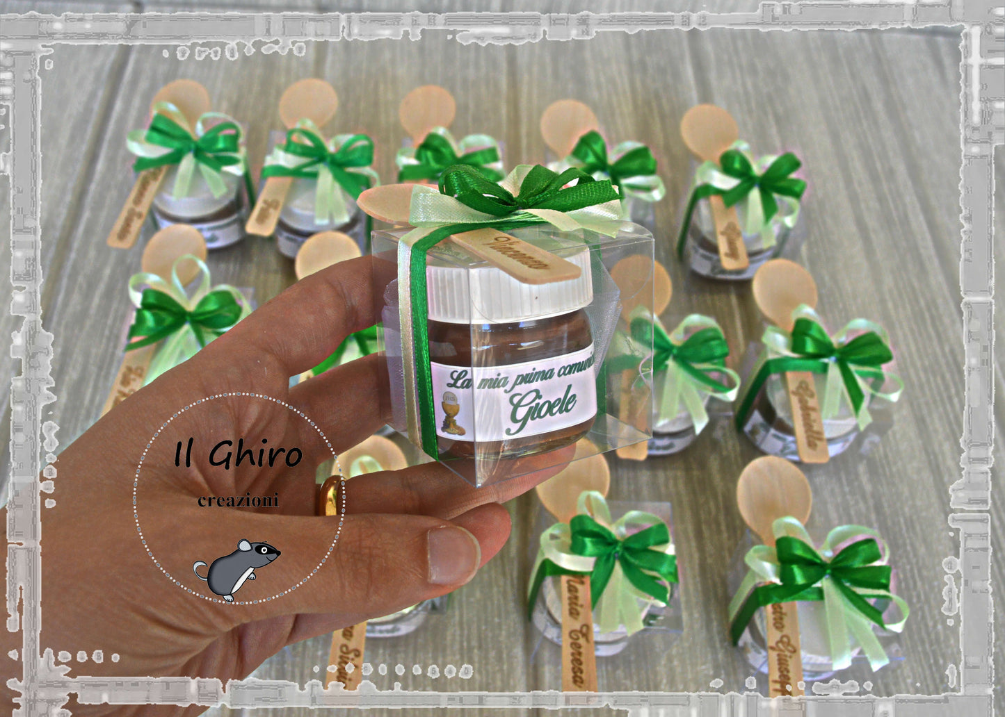 Nutellina con Confezione e Cucchiaino Personalizzato