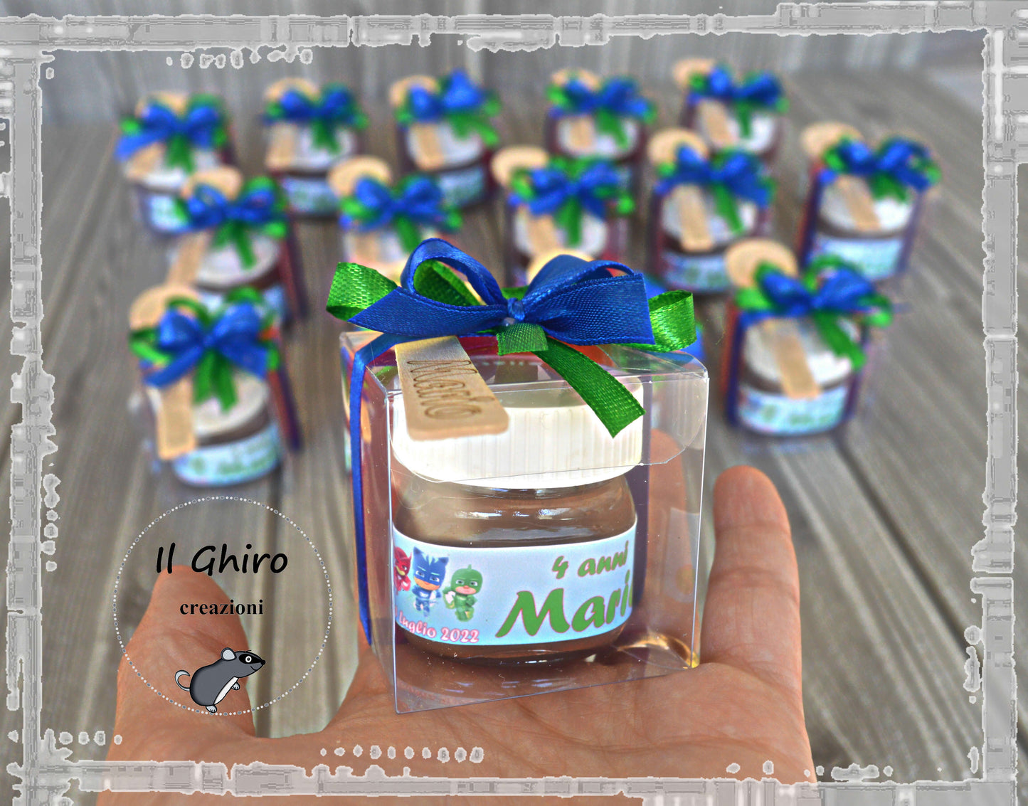 Nutellina con Confezione e Cucchiaino Personalizzato