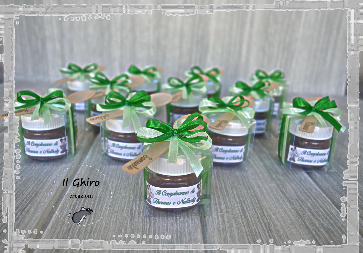Nutellina con Confezione e Cucchiaino Personalizzato
